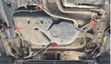 Stalowa płyta pod zbiornik paliwa Dacia Sandero (2021-2026)