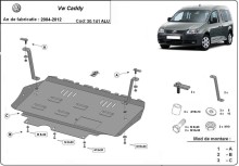 Aluminiowa płyta pod silnik VW Caddy (2004-2012)