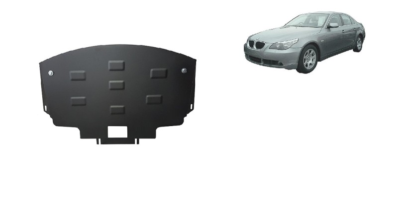 Stalowa płyta pod silnik BMW Seria 5 E60/E61 standardowy przedni zderzak (2003-2010)