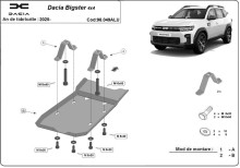 Aluminiowa płyta pod dyferencjał Dacia Bigster 4x4 (2025-2026)