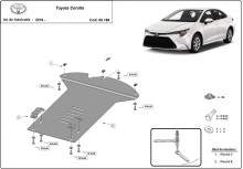 Stalowa płyta pod katalizator Toyota Corolla (2019-2026)