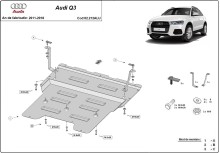 Aluminiowa płyta pod silnik Audi Q3 (2011-2018)
