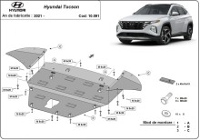 Stalowa płyta pod silnik Hyundai Tucson (2021-2026)