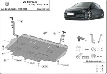 Stalowa płyta pod silnik Volkswagen Scirocco (2008-2017)
