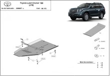 Aluminiowa płyta pod skrzynię biegów Toyota Land Cruiser 150 (2009-2026)