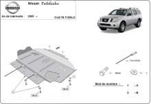 Aluminiowa płyta pod silnik Nissan Pathfinder (2005-2026)