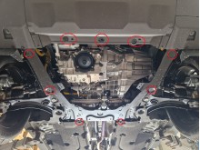 Aluminiowa osłona silnika Dacia Duster- 4x2 (2024-2026)