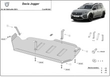 Stalowa płyta pod zbiornik paliwa Dacia Jogger (2021-2026)