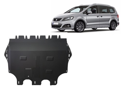 Stalowa płyta pod silnik z Webasto Seat Alhambra (2010-2020)