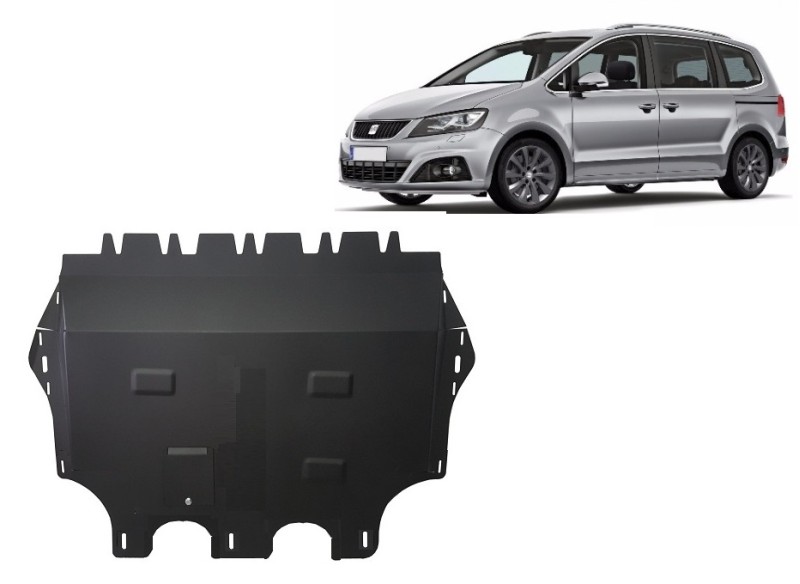 Stalowa płyta pod silnik z Webasto Seat Alhambra (2010-2020)