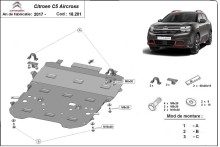 Stalowa płyta pod silnik Citroen C5 Aircross (2017-2026)