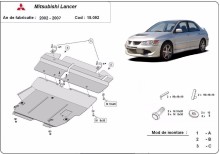 Stalowa płyta pod silnik Mitsubishi Lancer (2002-2007)