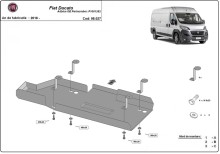 Stalowa płyta pod AdBlue Fiat Ducato (2018-2026)