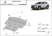 Aluminiowa płyta pod silnik Suzuki S-Cross (2013-2023)