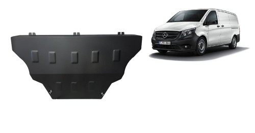 Stalowa płyta pod silnik Mercedes Vito W447, 4x2, 1.6 D (2014-2026)