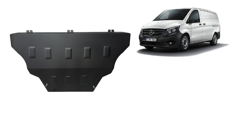 Stalowa płyta pod silnik Mercedes Vito W447, 4x2, 1.6 D (2014-2026)