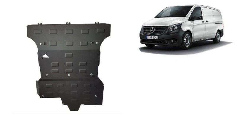 Stalowa płyta pod silnik Mercedes V-Class W447, 2.2 D, 4x4 (2014-2020)