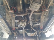 Stalowa płyta pod skrzynię biegów i reduktor Suzuki Jimny (1998-2018)