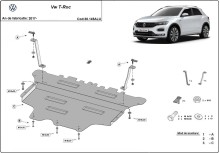 Aluminiowa płyta pod silnik Volkswagen T-Roc (2017-2026)