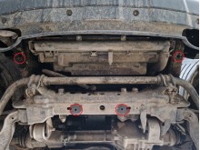Aluminiowa płyta pod chłodnicę Nissan Navara D40 (2005-2015)