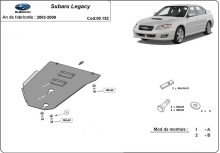 Stalowa płyta pod skrzynię biegów Subaru Legacy (2003-2009)