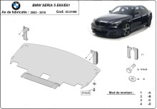 Stalowa płyta pod silnik BMW Seria 5 E60/E61 przedni zderzak M Pakiet (2003-2010)