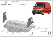 Stalowa płyta pod silnik Opel Movano (2010-2020)