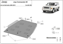 Stalowa osłona skrzyni biegów Jeep Commander - JL (2005-2010)