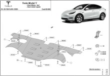 Stalowa płyta pod silnik elektrycznego tylnego Tesla Model Y AWD (2020-2023)