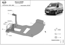 Stalowa płyta pod katalizator Nissan NV400 (2010-2021)